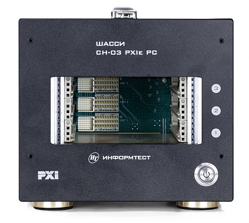 3-слотовое шасси СН-03 PXIe PC (Gen3, 350 Вт) 3-слотовое шасси СН-03 PXIe PC (Gen3, 350 Вт)