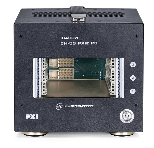 3-слотовое шасси СН-03 PXIe PC (Gen3, 350 Вт) 3-слотовое шасси СН-03 PXIe PC (Gen3, 350 Вт)