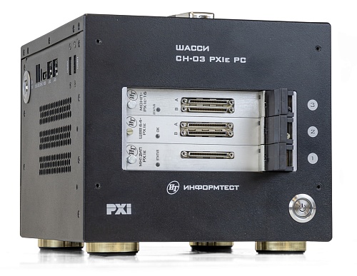 3-слотовое шасси СН-03 PXIe PC (Gen3, 350 Вт) 3-слотовое шасси СН-03 PXIe PC (Gen3, 350 Вт)